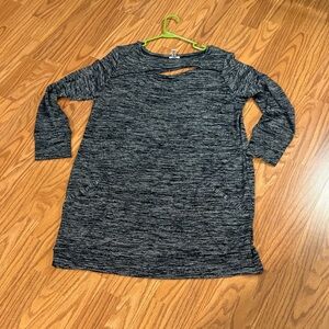 Soma Charcoal Heather Long Sleeve dress